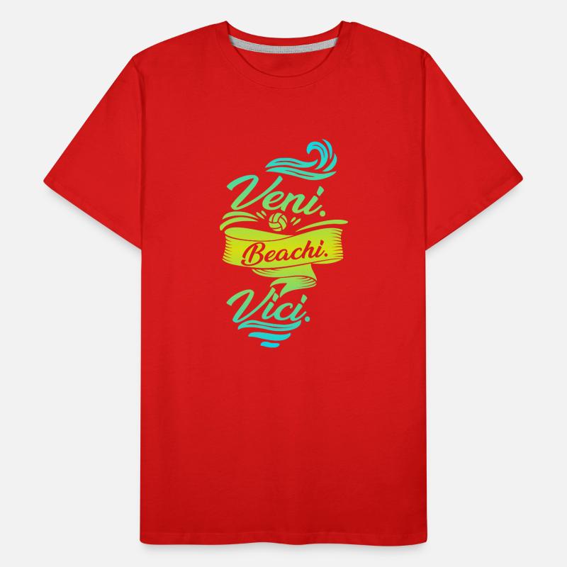 beach volleyball Men's Premium Organic T-Shirt