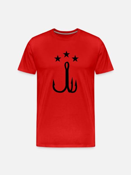 Drilling - Männer Premium Bio T-Shirt - Rot