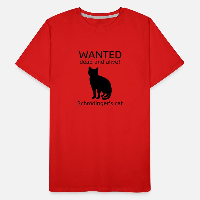 Chat de Schrödinger T-shirt bio Premium Homme