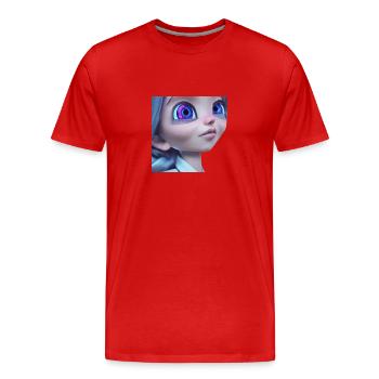 anime - T-shirt bio Premium Homme - rouge - Devant - Damien (186cm)