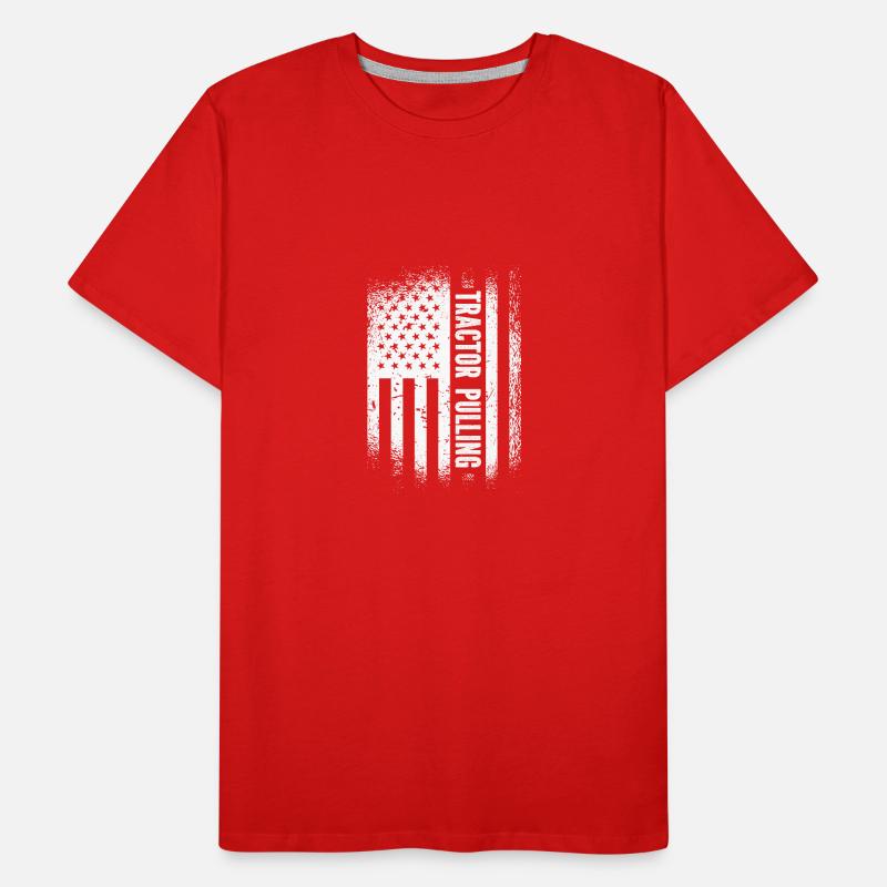 Tractor Pulling - Men's Premium Organic T-Shirt
