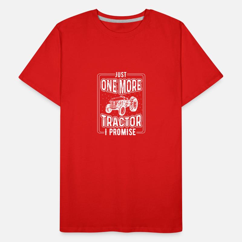Nur noch ein Traktor, ich verspreche es - Männer Premium Bio T-Shirt