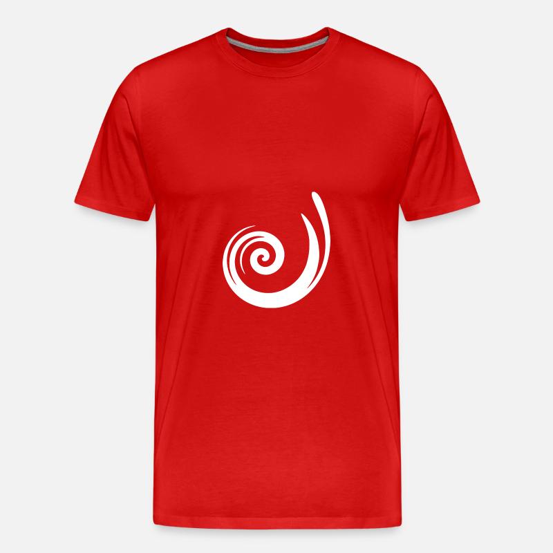 Pattern White Gift Christmas - Men's Premium Organic T-Shirt - red