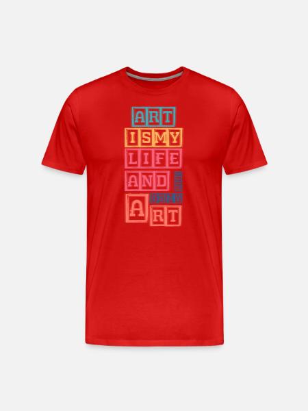 Painter Varnisher Training Craft - Men's Premium Organic T-Shirt - red