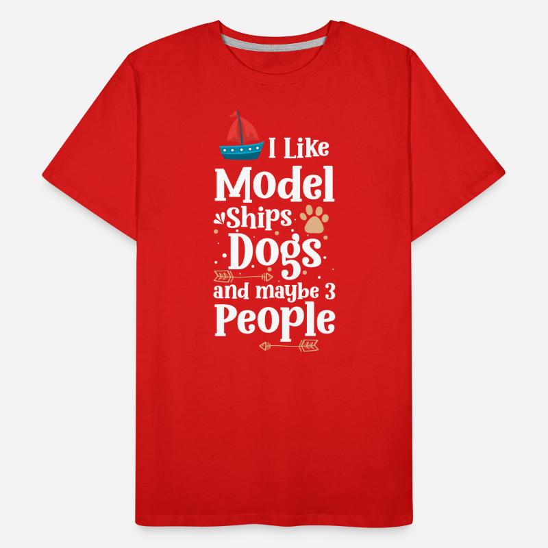 Schiff Schiffsmodell See Anker Männer Premium Bio T-Shirt