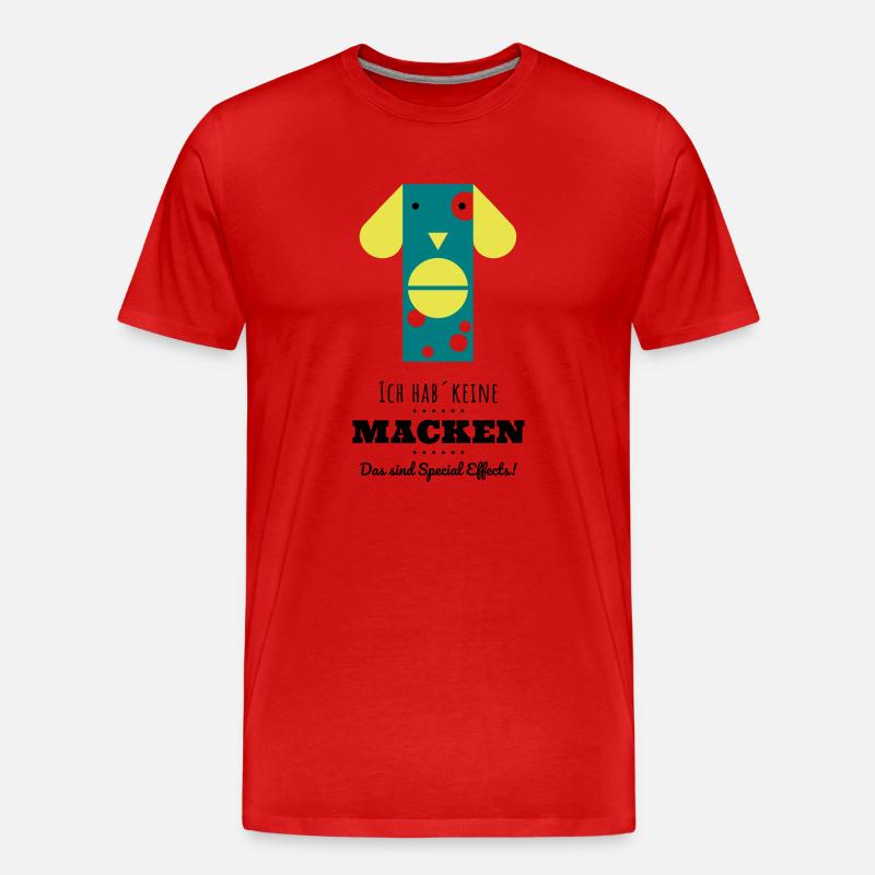 Tommy-hat-keine-Macken - Männer Premium Bio T-Shirt - Rot