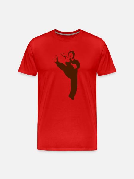 Ving Tsun Sifu uni - Männer Premium Bio T-Shirt - Rot