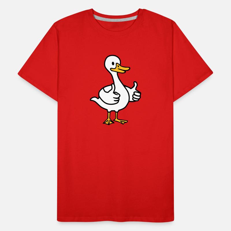 Gans Männer Premium Bio T-Shirt
