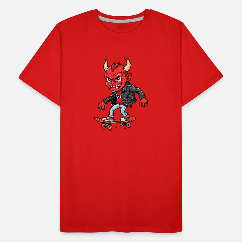 Red Devil Men's Premium Organic T-Shirt