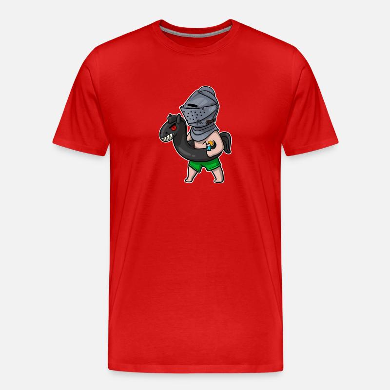 HEMA Sommer - Männer Premium Bio T-Shirt - Rot