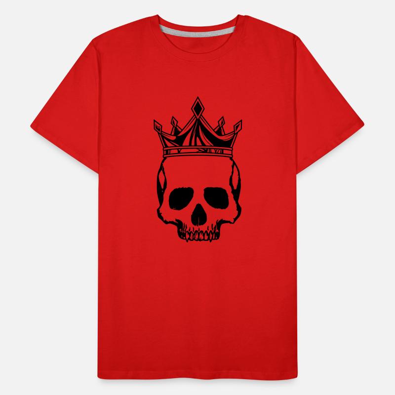 Skull King Crown Men's Premium Organic T-Shirt