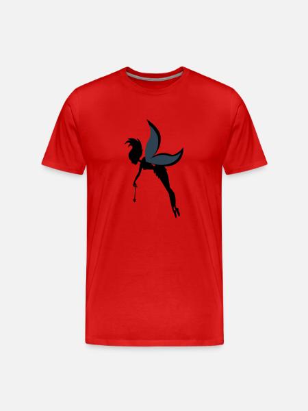 little fairy - Men's Premium Organic T-Shirt - red