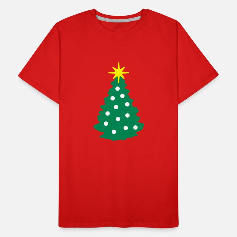 Christmas Tree Men's Premium Organic T-Shirt