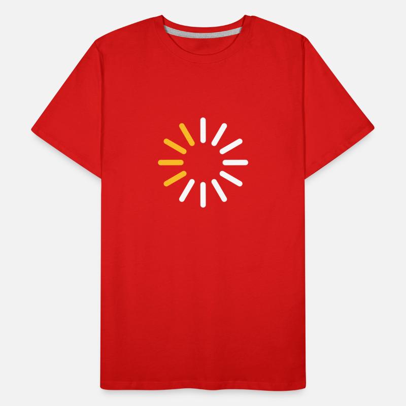 Progress Indicator For A Download Men's Premium Organic T-Shirt