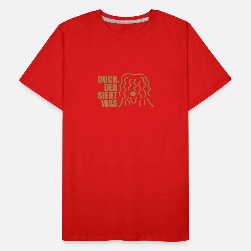 Doch der sieht was Männer Premium Bio T-Shirt