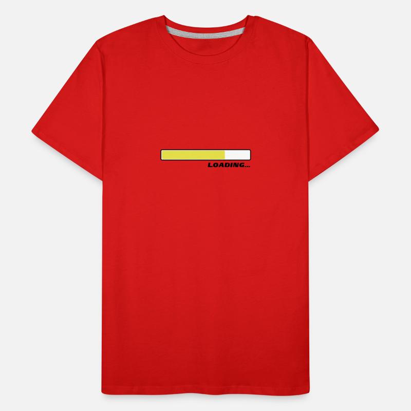 Loading... Ladebalken Status 3c Männer Premium Bio T-Shirt