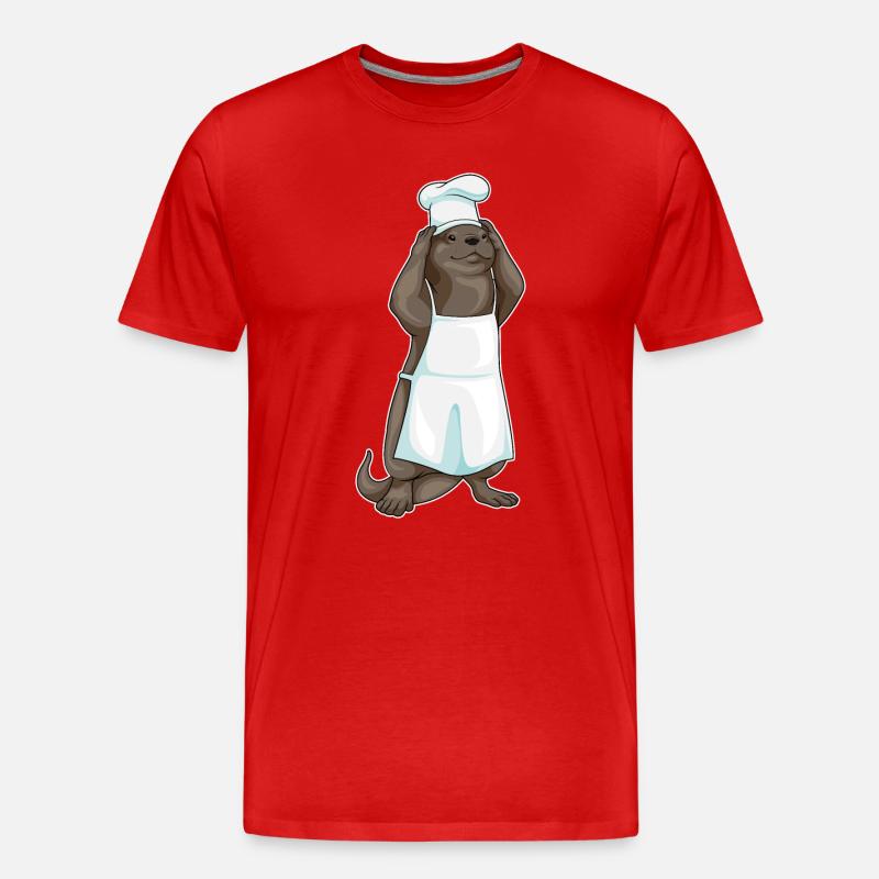 Chef Chef Cuisson Chef Cuisson - T-shirt bio Premium Homme - rouge
