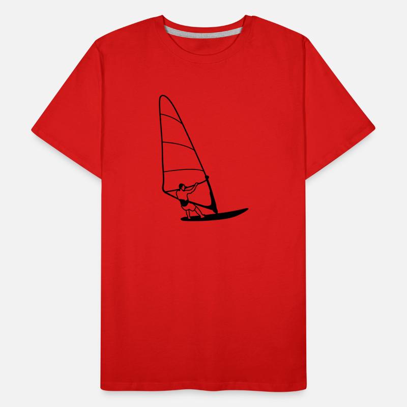 windsurfer Men's Premium Organic T-Shirt