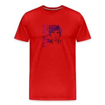 Punk, Punk is not, dead, Punks, Rock, Punkrock,mac - Men's Premium Organic T-Shirt - red - Front - Damien (186cm)