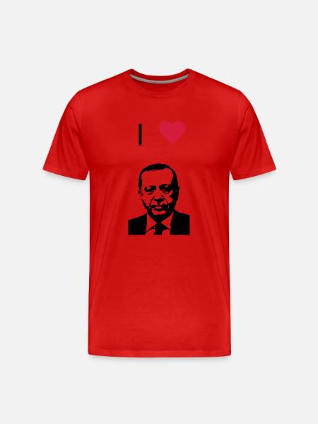 Recep Tayyip Erdoğan - Men's Premium Organic T-Shirt - red