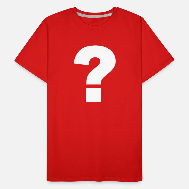 Question mark Men's Premium Organic T-Shirt