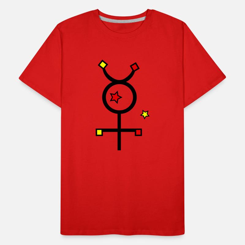 Symbole de mercure T-shirt bio Premium Homme