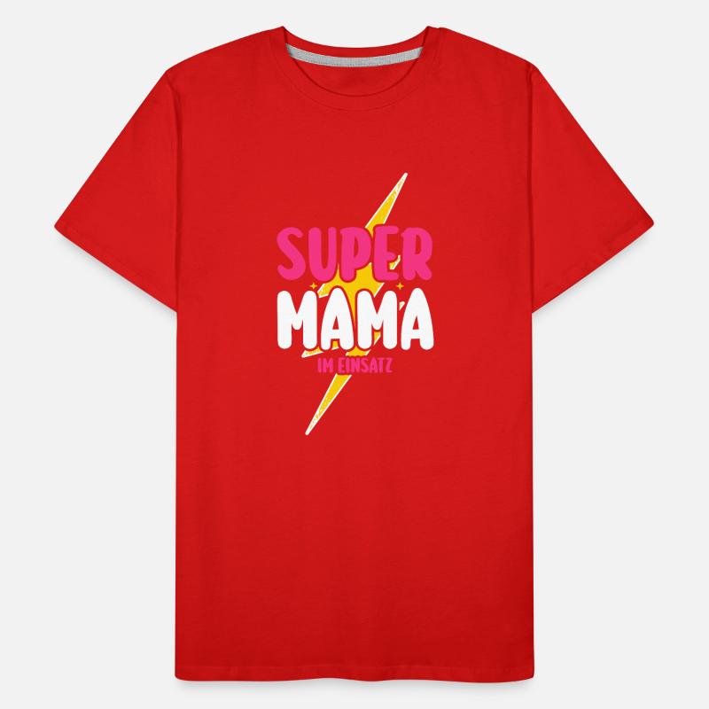 Mutter Muttertag Mama Männer Premium Bio T-Shirt