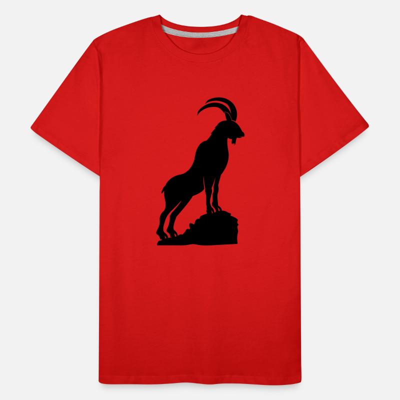 steinbock 2 Männer Premium Bio T-Shirt