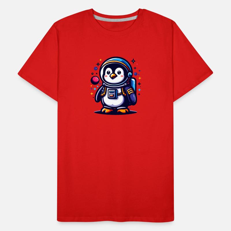 Pingouin de l’espace T-shirt bio Premium Homme
