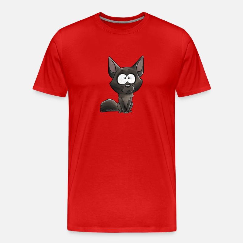 Kelpie - Männer Premium Bio T-Shirt - Rot