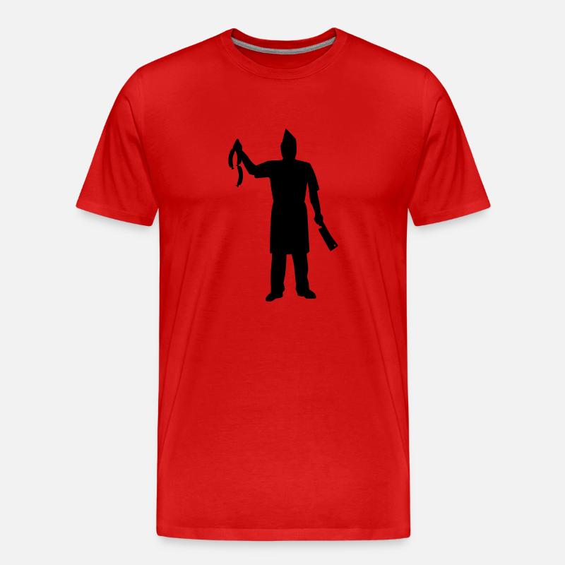 Fleischer - Männer Premium Bio T-Shirt - Rot