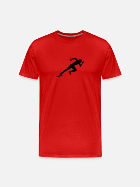 sprinter - T-shirt bio Premium Homme - rouge