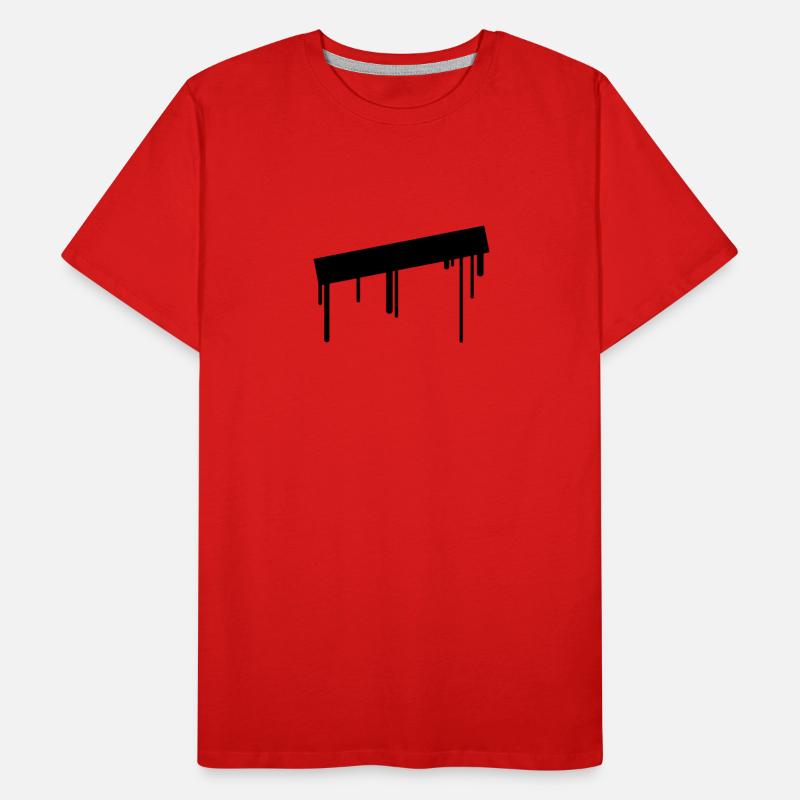 empty_graffiti_frame Men's Premium Organic T-Shirt