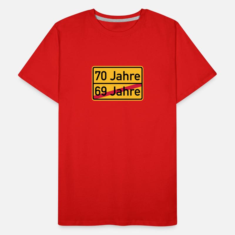 70. Geburtstag Männer Premium Bio T-Shirt