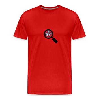 Subtile internationale Drogen Überprüfung Day Looking Glass - Männer Premium Bio T-Shirt - Rot - Vorne - Damien (186cm)