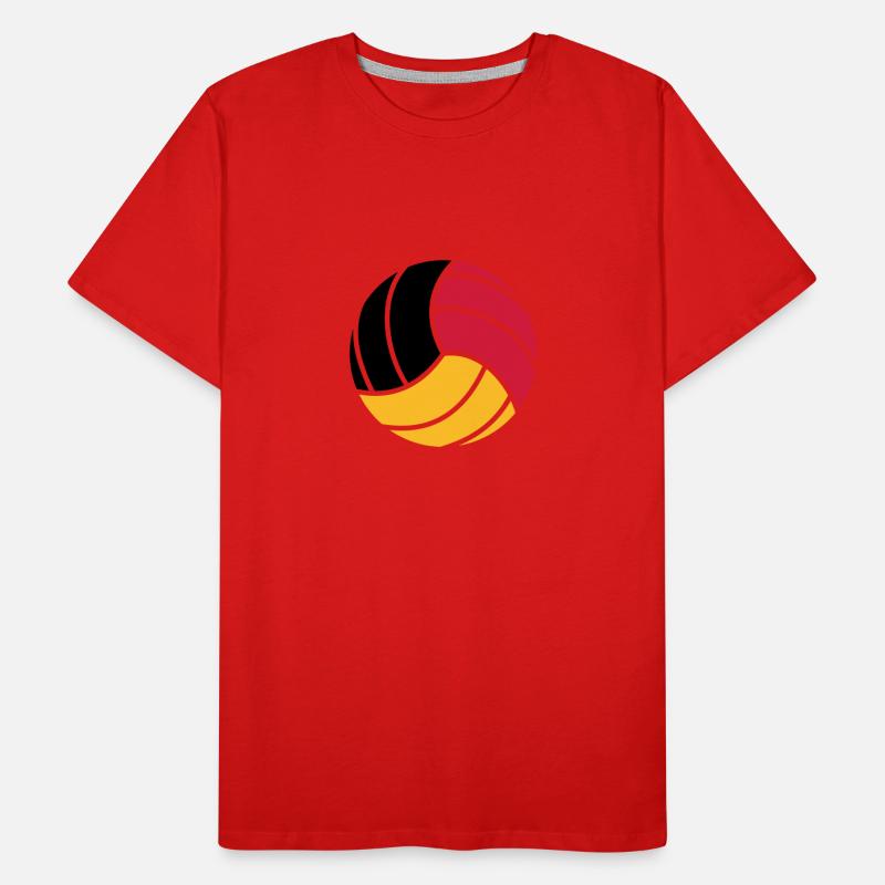 Volleyball 3c Männer Premium Bio T-Shirt
