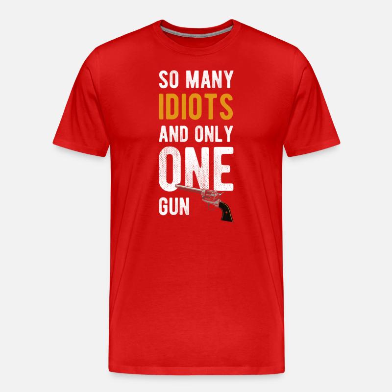 Sarkasmus Kollegen Provokation - Männer Premium Bio T-Shirt - Rot