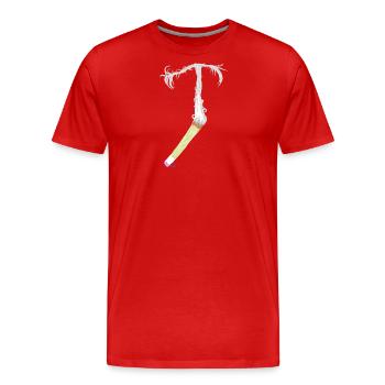 Dormis v2.00Cami - Men's Premium Organic T-Shirt - red - Front - Damien (186cm)