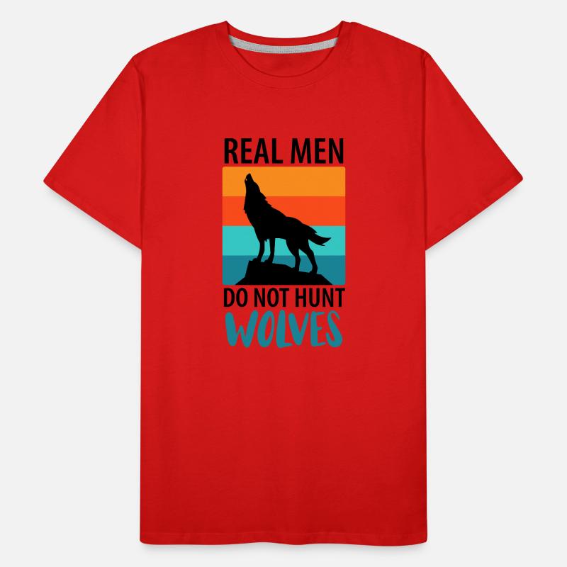 Wolf Wolves Wolf Pack Men's Premium Organic T-Shirt