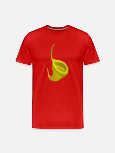 Nepenthes dubia - Männer Premium Bio T-Shirt - Rot