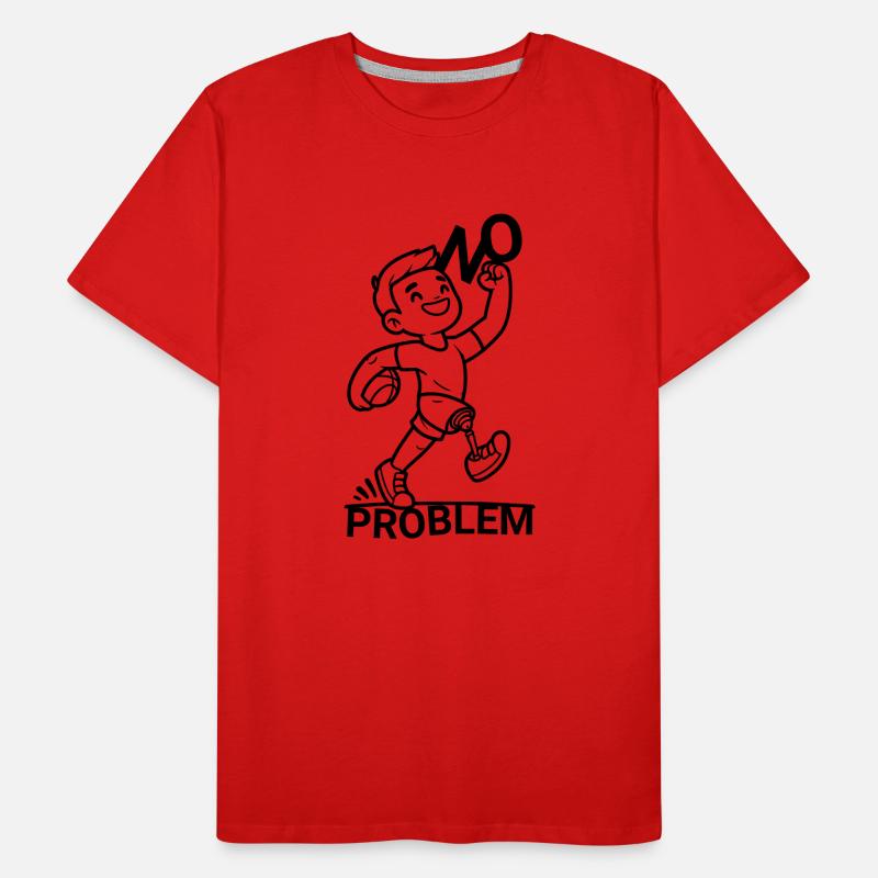 Leg prosthesis ? No problem! Men's Premium Organic T-Shirt