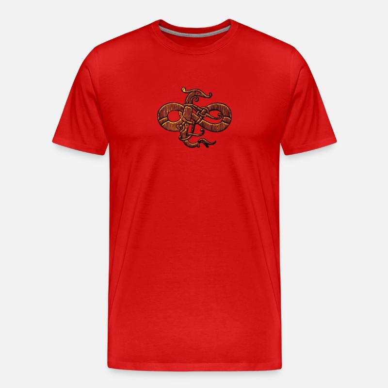drag 187 - Männer Premium Bio T-Shirt - Rot