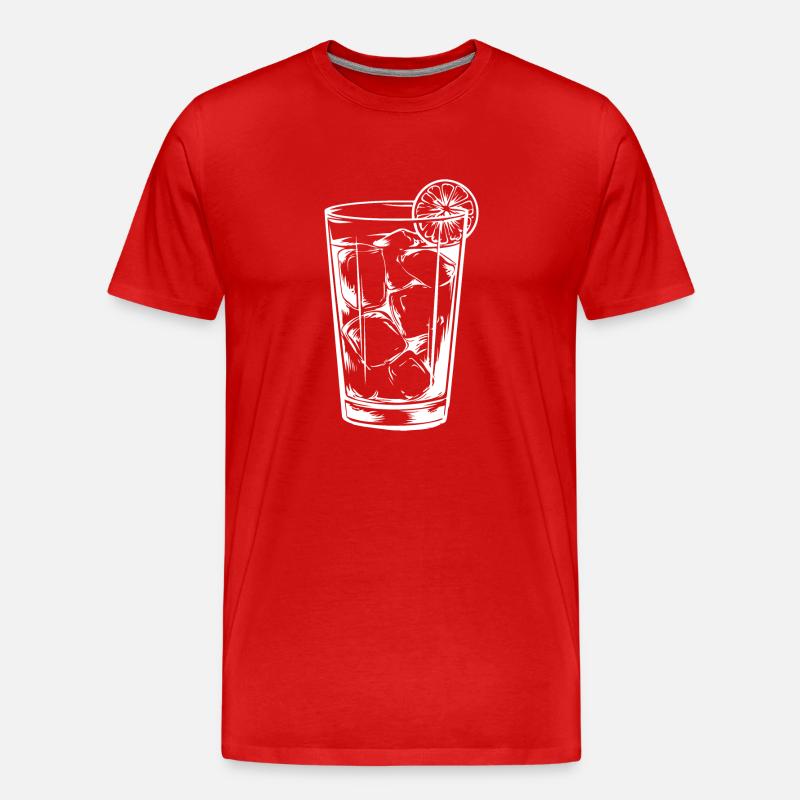 Limonade Drink - Männer Premium Bio T-Shirt - Rot