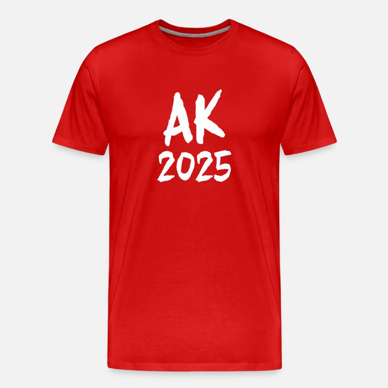 Abschluss 2025 Schule - Männer Premium Bio T-Shirt - Rot