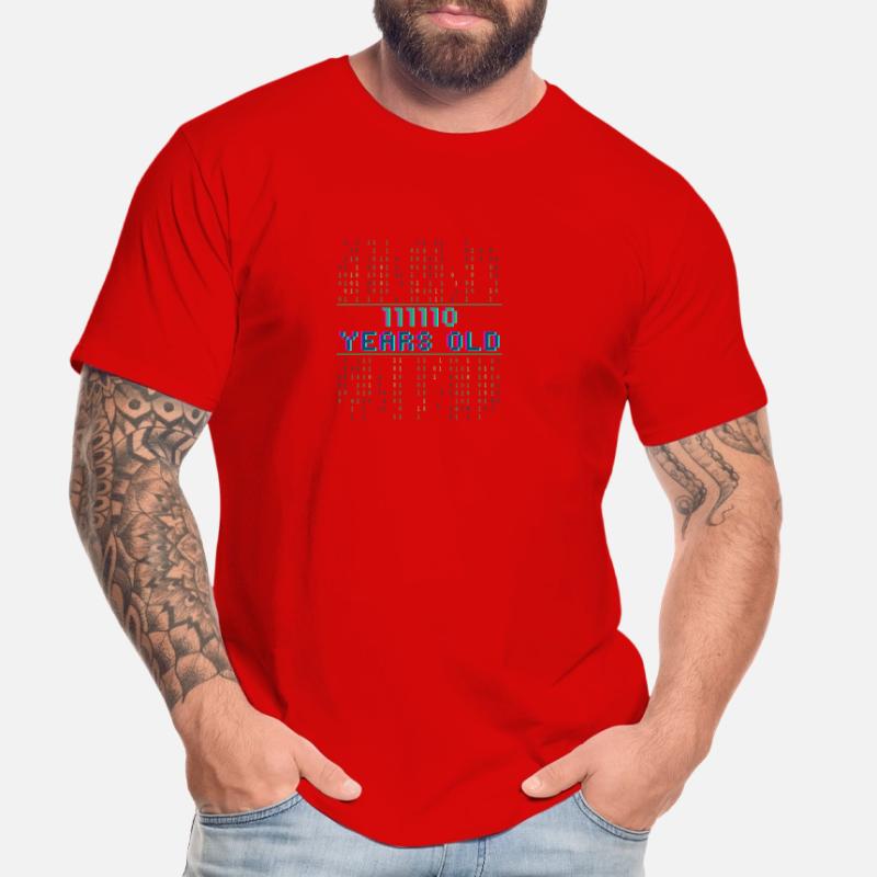 62e anniversaire 62 ans codeur de code binaire T-shirt bio Premium Homme