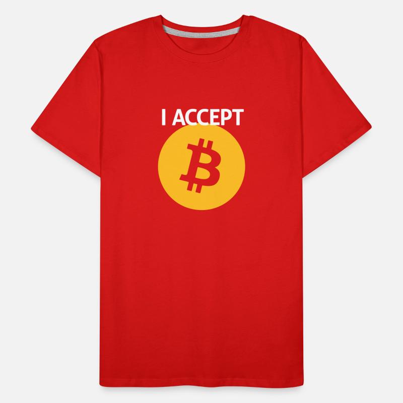 bitcoin T-shirt bio Premium Homme