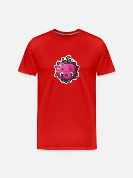 Red sweet apple - Men's Premium Organic T-Shirt - red