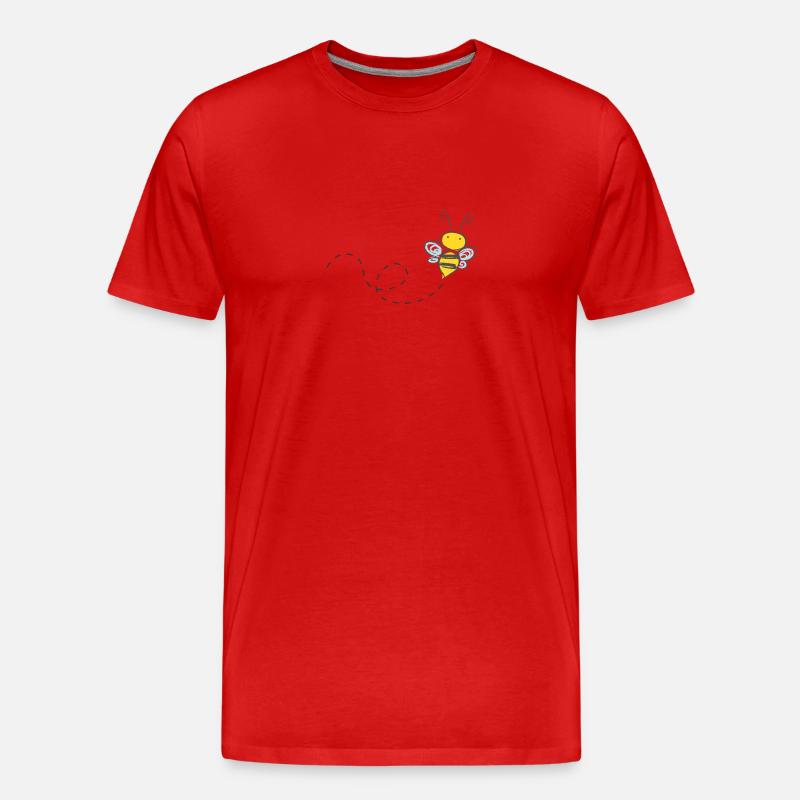 bie 94 - Männer Premium Bio T-Shirt - Rot