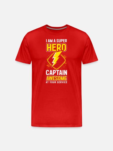Everyday hero role model - Men's Premium Organic T-Shirt - red