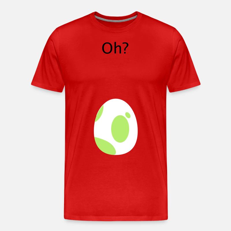 Ei Ausbrüten - Männer Premium Bio T-Shirt - Rot